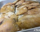 白身魚(鱈とメカジキ)とサブズィのポロウ作り方14写真