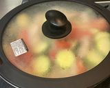 酸味が爽やか！夏野菜と豚肉のレモン煮作り方9写真