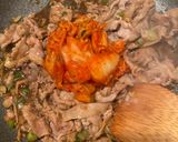 豚キムチ丼作り方6写真