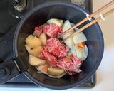 出汁入り味噌で、我が家の定番味噌肉じゃが作り方8写真