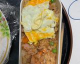 レンジ中華風クリーム餃子味オムライス弁当作り方13写真