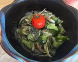 きゅうりと茗荷の合えもの(豆腐にのせて)作り方6写真