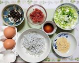 ランチに！梅としらすの和風チャーハン作り方1写真