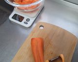 レンジdeヒラヒラ人参さっぱり練り胡麻和作り方1写真