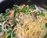 ねぎだく塩焼きそば。作り方4写真