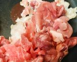豚こまぎれ肉＆キャベツのシンプル焼きそば作り方1写真