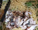 焼きサバの和風パスタ作り方6写真