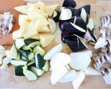 Bistroハリッサ香る野菜のトマト煮作り方1写真
