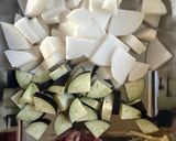 茄子と大根の牛肉しぐれ煮作り方1写真