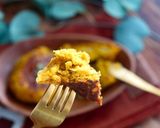 カボチャの煮物で甘じょっぱチーズお焼き作り方7写真