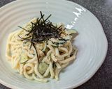 さっぱり旨!みかんだしのうどんサラダ作り方5写真