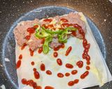 春巻きの皮でパリパリピザタコスバーガー風作り方20写真