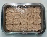 成型の手間無し！ジューシー鶏胸肉ナゲット作り方4写真