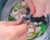 沖縄伝統料理 いかすみ汁 作り方5写真