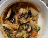 肉無チクワクリーミー洋風坦々麺味野菜炒め作り方18写真