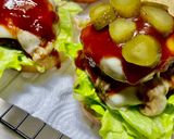 私のチ一ズバ一ガ一作り方18写真
