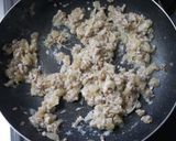 不器用卵白ソース魯肉飯風挽肉丼作り方3写真