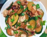 【ズッキーニ大量消費🥒】青味覇で極旨!鶏肉炒め🐓作り方5写真