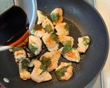おかんレシピ𓀤𓀣鶏肉の大葉巻き照り焼き作り方7写真