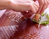 カリもち新感覚！大葉香る竹輪チーズロール作り方5写真