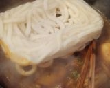 冷凍うどんでキムチチゲチキン☆簡単ランチ作り方2写真