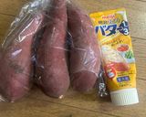 材料3つ簡単スイートポテト作り方1写真