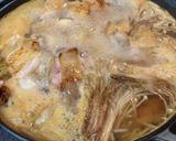夏に食べたい！鶏と水菜の南国鍋作り方5写真