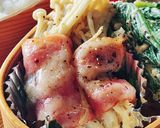 ザクザクえのきベーコン☆お弁当☆簡単副菜作り方2写真