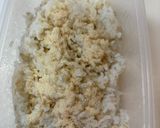 【簡単昼食】残りご飯でエビ風味チャーハン作り方1写真