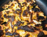 かきあげをつかったお好み焼き作り方3写真