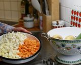 根菜たっぷり 北欧の野菜スープ作り方1写真