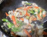 キクラゲ入り白菜の中華炒め作り方5写真