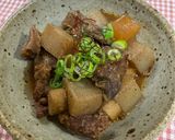 牛すじ肉でどて煮風（圧力鍋使用）作り方12写真