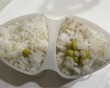 白米:もち麦2:1プチプチ枝豆のおにぎり作り方7写真