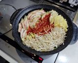 白菜のミルフィーユトマトチーズ鍋作り方2写真
