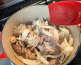 ルクルーゼで、簡単バターチキンカレー作り方7写真