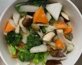 お一人様洋風味噌ドレ味根菜たっぷり野菜炒作り方15写真