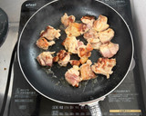 冷凍ok鶏もも肉とほうれん草のバター炒め作り方1写真