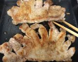 安くてうまい厚切り豚ロースのにんにく醤油ステーキ作り方4写真