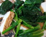 厚揚げとほうれん草のケチャップ炒め作り方4写真