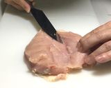 夏ダイエットに鶏ムネ肉の梅おろし水晶鶏作り方1写真