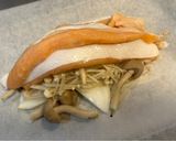 鮭はらすとキノコの味噌バターホイル焼き作り方3写真