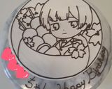 ヘタリア日本 キャラケーキ作り方10写真