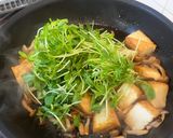 節約&栄養◎厚揚げ・しめじ・豆苗の炒め作り方6写真