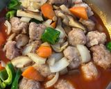 豚こま肉で簡単酢豚作り方7写真