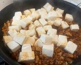 味噌＋豆板醤＋甜麺醤のヘルシー麻婆豆腐作り方8写真