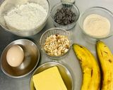 ダークチョコチップバナナブレッド作り方1写真