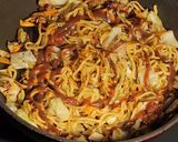 屋台再現？太麺焼きそば作り方6写真
