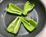 【※】肉みそ 焼きピーマン チーズ作り方2写真