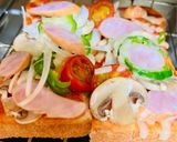 定番ピザトースト。朝食、おつまみにも！作り方4写真
